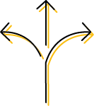 Flexible Arrows Yellow
