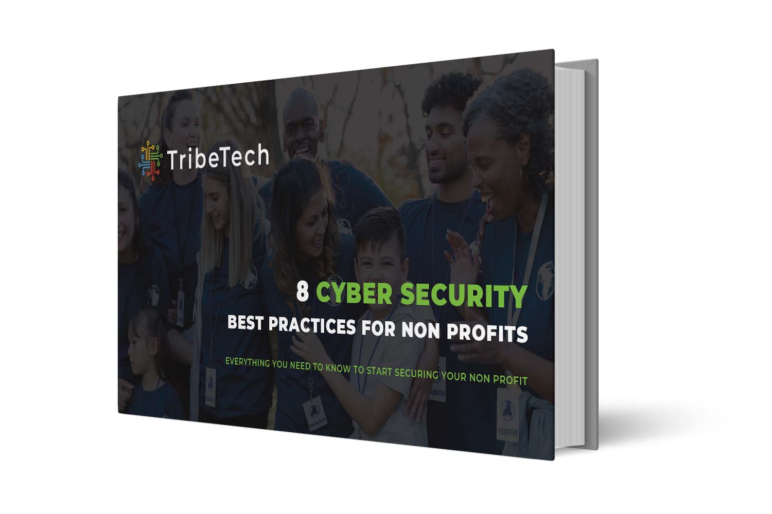 8 Cyber Security Best Practices for NFPs ebook cover